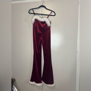 TJ Maxx - Cute Velvet Top and Bottom Set